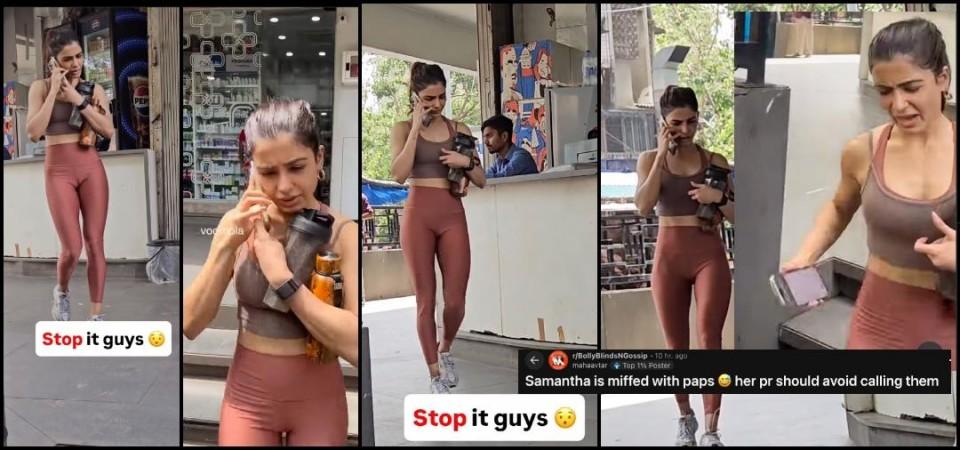 'Stop it': Angry Samantha Ruth Prabhu shouts at Mumbai Paparazzi; apologises later; fans call her rude and arrogant 'Stop it': Angry Samantha Ruth Prabhu shouts at Mumbai Paparazzi; apologises later; fans call her rude and arrogant