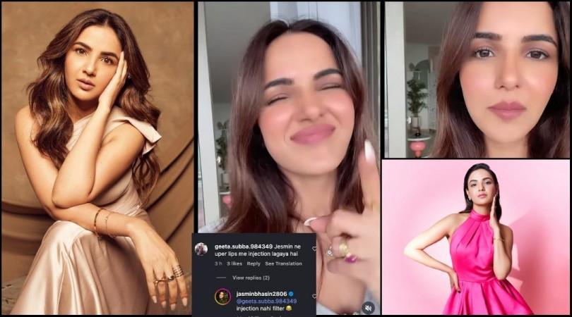 'Not injection, filter': Jasmin Bhasin claps back at trolls who slammed her for 'swollen lip job' 'Not injection, filter': Jasmin Bhasin claps back at trolls who slammed her for 'swollen lip job'