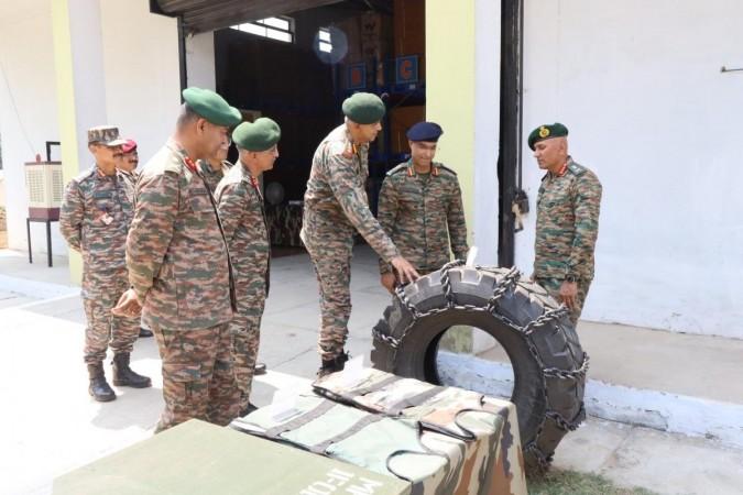 General Officer Commanding-in-Chief (GOC-in-C) of the Indian Army's Northern Command, Lieutenant General Pratik Sharma reviewing ongoing transformation efforts aimed at enhancing operational readiness in the Union Territory of Jammu and Kashmir. Lt General Pratik Sharma