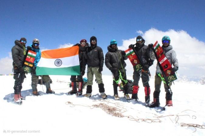 Army conducts a historic mountaineering expedition to Mount Shahi Kangri and Mount Silver Peak in the Karakoram Ranges, Ladakh to honour Galwan Bravehearts. Mountaineering
