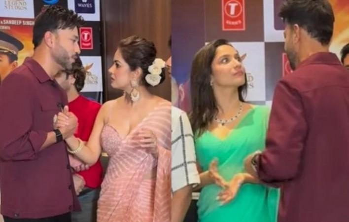 Vicky Jain, Meera Chopra, Ankita Lokhande Vicky Jain, Meera Chopra, Ankita Lokhande