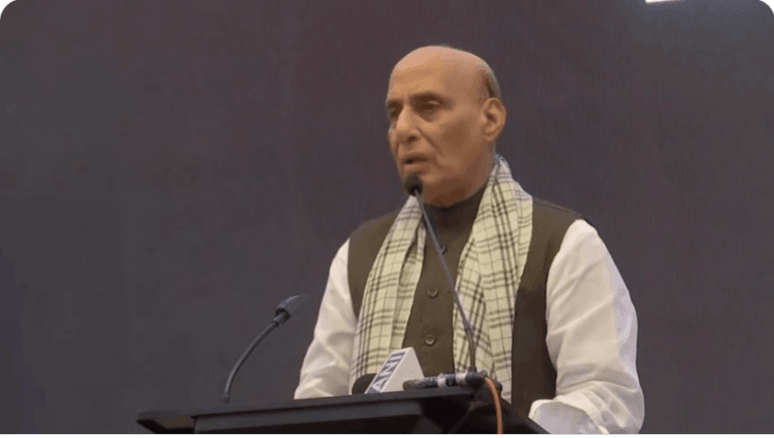 Defence Minister Rajnath Singh addressing soldiers at Northern Command headquarters in Udhampur J&K Rajnath Singh