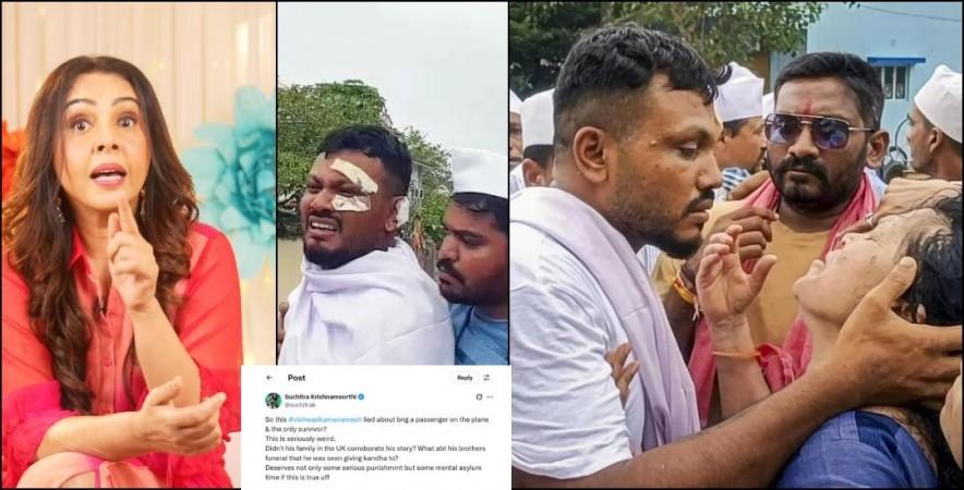 Air India Crash: Suchitra Krishnamoorthi calls lone survivor liar, claims he faked escape; apologises after backlash