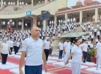 IDY 2025: Grand Yoga Day event held at Attari-Wagah border