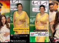 Pregnant Gauahar Khan looks exhausted, cradles baby bump at an event; Concerned netizens say 'She looks uncomfortable'