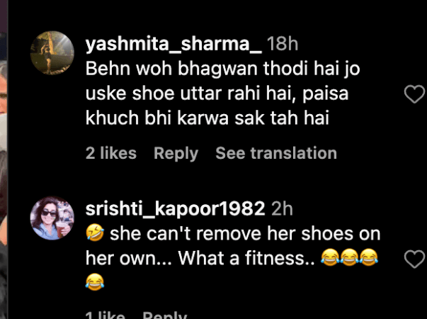 'Disrespectful, shameful': Nushrratt Bharuccha tells volunteers to remove her shoes before yoga event; gets trolled 'Disrespectful, shameful': Nushrratt Bharuccha tells volunteers to remove her shoes before yoga event; gets trolled
