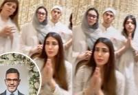 Priya Sachdev, Karisma Kapoor at Sunjay Kapur's prayer meet