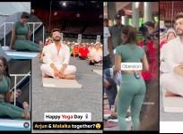 'Ex-Gf Malaika Arora taught him?': Fans tease Arjun Kapoor as he tries Yoga at public event