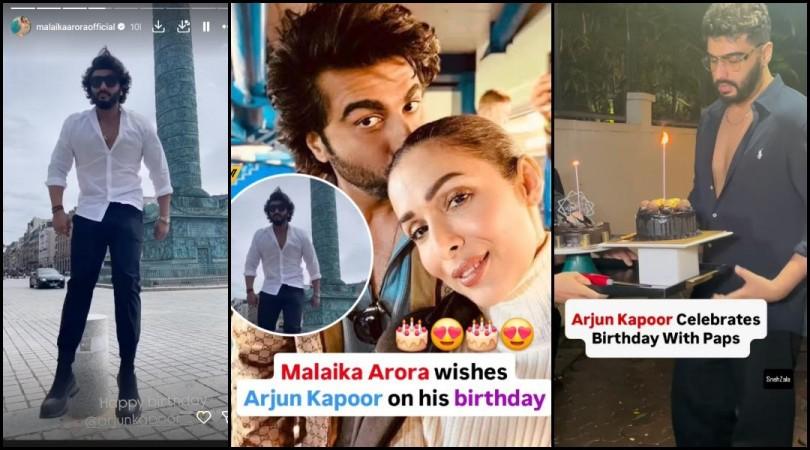Ex-GF Malaika Arora shares cute boomerang from dating days to wish Arjun Kapoor on his birthday; see loved-up pics of duo