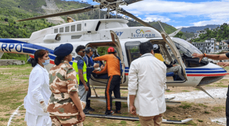 Rudraprayag accident: 3 pilgrims airlifted to Rishikesh AIIMS, search for others continues Rudraprayag accident: 3 pilgrims airlifted to Rishikesh AIIMS, search for others continues