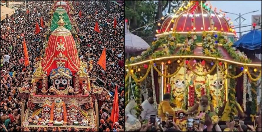 Centuries-old Lord Jagannath Rath Yatra celebrated in Kashi, lakh of devotees participate Centuries-old Lord Jagannath Rath Yatra celebrated in Kashi, lakh of devotees participate