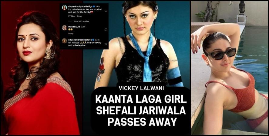 Kaanta Laga fame Shefali Jariwala dies, aged 42; actor Divyanka Tripathi calls it tragic Kaanta Laga fame Shefali Jariwala dies, aged 42; actor Divyanka Tripathi calls it tragic