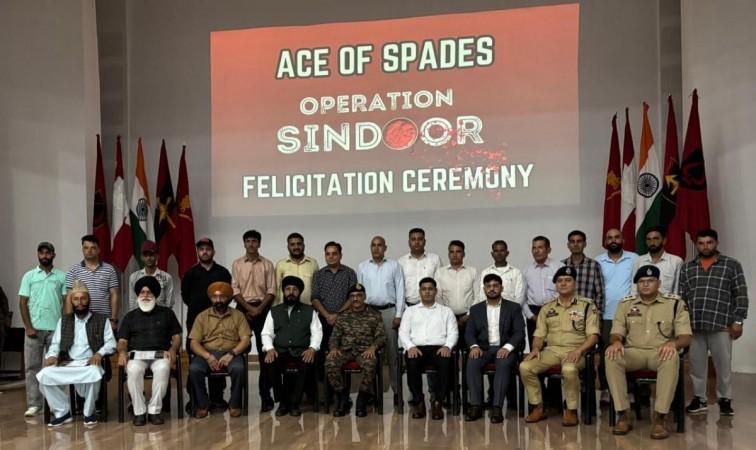 The Army felicitated civilians of Rajouri and Poonch for the immense contribution during Operation Sindoor Operation Sindoor
