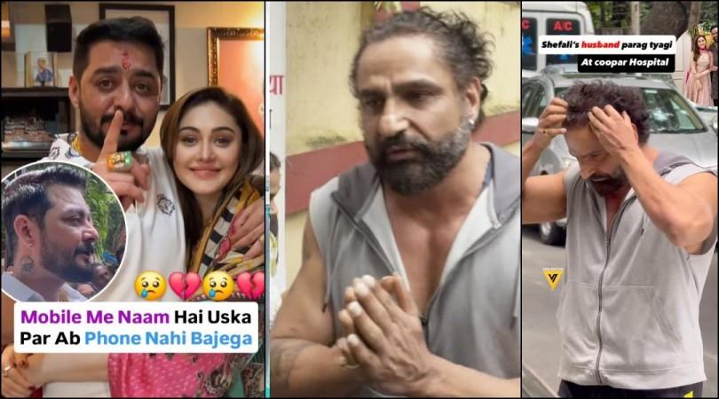 'Please, mat karo..': Shefali Jariwala's husband Parag Tyagi mobbed, requests media for privacy, Hindustani Bhau cries as he visits Cooper hospital 'Please, mat karo..': Shefali Jariwala's husband Parag Tyagi mobbed, requests media for privacy, Hindustani Bhau cries as he visits Cooper hospital