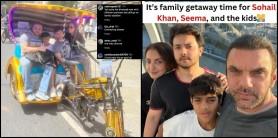 Exes Sohail Khan, Seema Sajdeh enjoy London getaway with sons Nirvaan and Yohaan; fans ask ' Have they truly moved on or still connected?