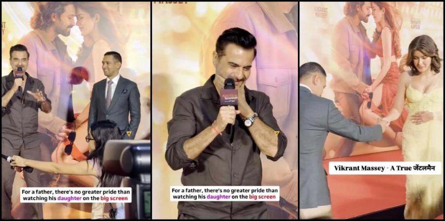 ''I'm nervous, before I cry...': Emotional Sanjay Kapoor gets teary-eyed at daughter Shanaya's Aankhon Ki Gustaakhiyan trailer launch ''I'm nervous, before I cry...': Emotional Sanjay Kapoor gets teary-eyed at daughter Shanaya's Aankhon Ki Gustaakhiyan trailer launch
