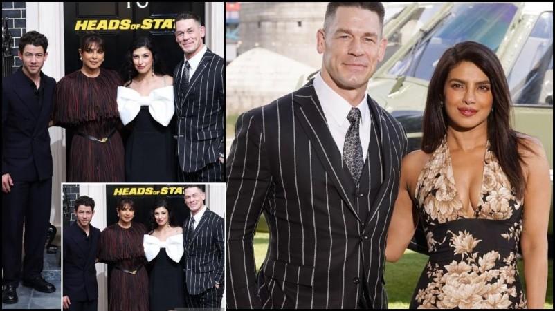 Heads of State: Priyanka Chopra goes sultry in bodycon dress; poses with John Cena, hubby Nick Jonas Heads of State: Priyanka Chopra goes sultry in bodycon dress; poses with John Cena, hubby Nick Jonas