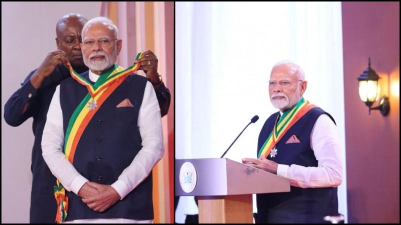 'Dedicate it to bright future of India's youth, their aspirations': PM Modi on receiving Ghana's top national honour 'Dedicate it to bright future of India's youth, their aspirations': PM Modi on receiving Ghana's top national honour