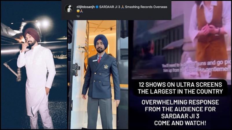 Diljit Dosanjh reacts to Border 2 exit rumours, flaunts Sardaar Ji 3 triumph in Pakistan Diljit Dosanjh reacts to Border 2 exit rumours, flaunts Sardaar Ji 3 triumph in Pakistan