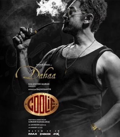 Aamir Khan as Daaha in Coolie Aamir Khan as Daaha in Coolie