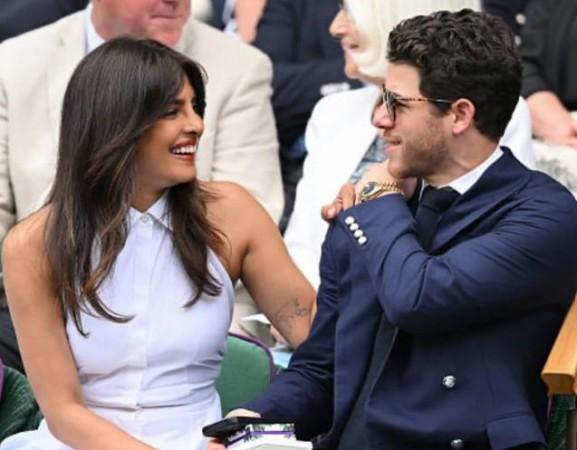 Priyanka Chopra, Nick Jonas at Wimbledon Priyanka Chopra, Nick Jonas at Wimbledon