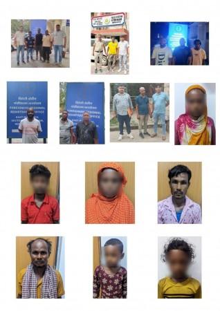 29 foreign nationals, including 18 Bangladeshis, deported from Delhi for illegal stay 29 foreign nationals, including 18 Bangladeshis, deported from Delhi for illegal stay