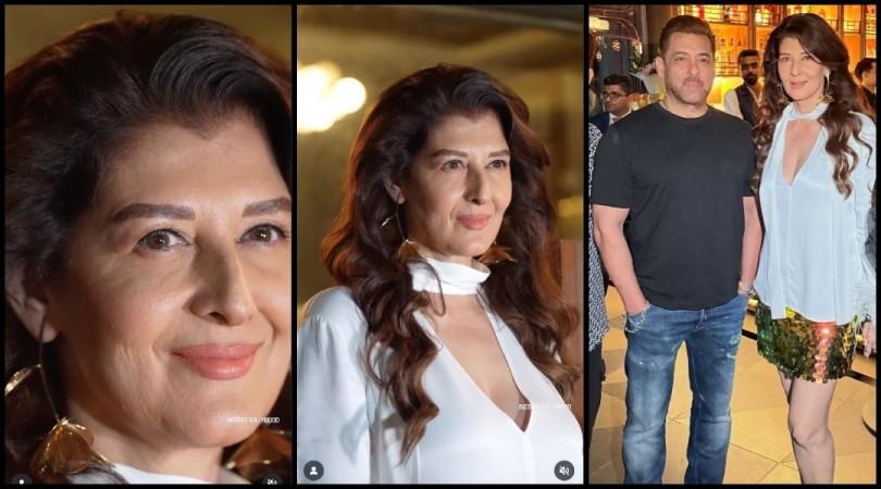 Sangeeta Bijlani stuns in short white dress at 65th Birthday; poses with ex Salman Khan; Fans react to her 'Heavily Botoxed Face' Sangeeta Bijlani stuns in short white dress at 65th Birthday; poses with ex Salman Khan; Fans react to her 'Heavily Botoxed Face'