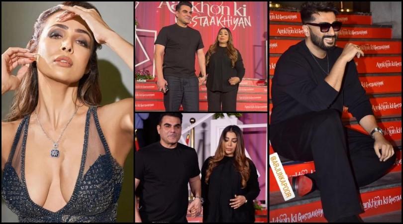 Aankhon Ki Gustaakhiyan screening: Arbaaz Khan holds his pregnant wife Sshura Khan's hand tightly; avoids ex-wife Malaika's BF Arjun Kapoor Aankhon Ki Gustaakhiyan screening: Arbaaz Khan holds his pregnant wife Sshura Khan's hand tightly; avoids ex-wife Malaika's BF Arjun Kapoor
