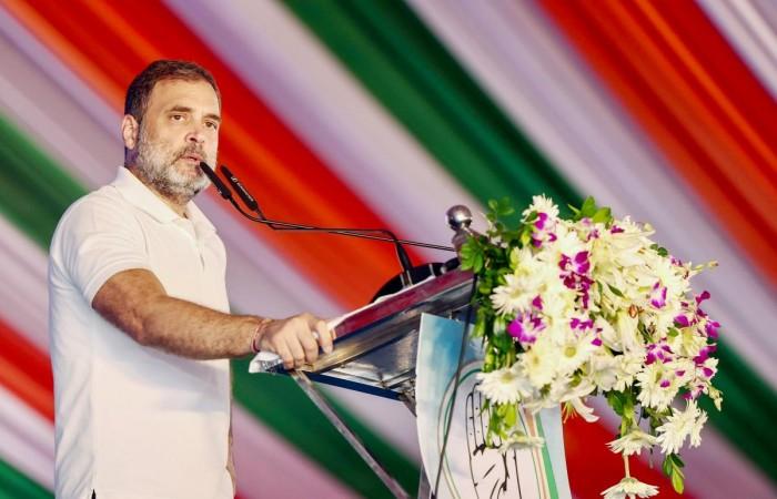 BJP looting land, forest, water: Rahul Gandhi at 'save Constitution' rally in Odisha BJP looting land, forest, water: Rahul Gandhi at 'save Constitution' rally in Odisha