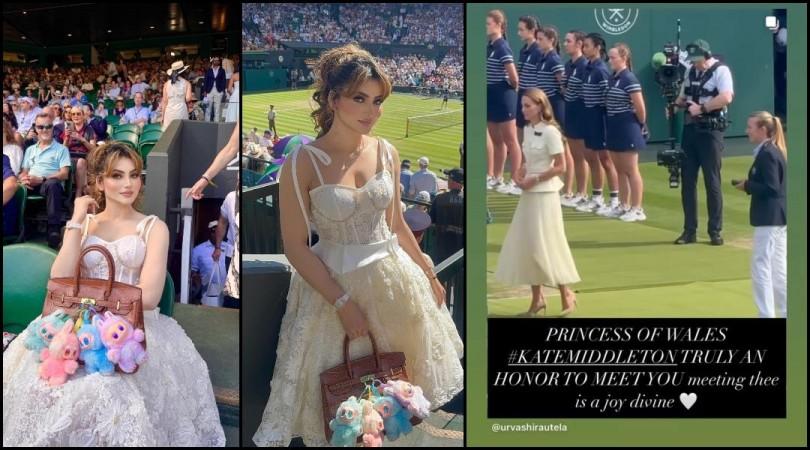 Urvashi Rautela dresses like porcelain doll, flaunts 4 Labubus on her Birkin,bag at Wimbledon; claims 'Meeting Kate Middleton', gets trolled Urvashi Rautela dresses like porcelain doll, flaunts 4 Labubus at Wimbledon; claims 'Meeting Kate Middleton', gets trolled