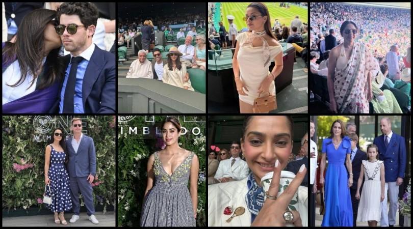 From Sonam Kapoor, Anushka Sharma, Avneet Kaur, Priyanka- Nick: Celebs add glam to Wimbledon whites From Sonam Kapoor, Anushka Sharma, Avneet Kaur, Priyanka- Nick: Celebs add glam to Wimbledon whites