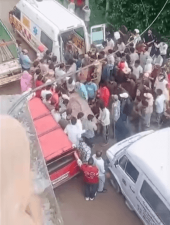 Injured being shifted to hospital after accident in Doda district Doda accident