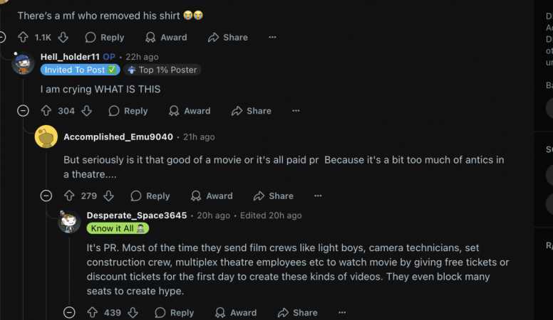 Saiyaara Frenzy: Audience dances Shirtless as Ahaan Panday sets the screen ablaze as title track plays; Netizens cry 'Paid PR promotion' Saiyaara Frenzy: Audience dances Shirtless as Ahaan Panday sets the screen ablaze as title track plays; Netizens cry 'Paid PR promotion'