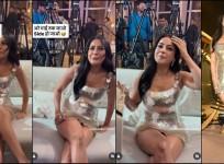 Shehnaaz Gill flaunts her thighs, schools paps for filming while she adjusts her mini outfit; Netizens say 'looks Uncomfortable'