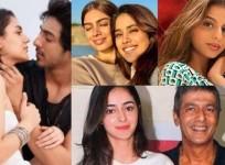 Ahaan Panday, Khushi Kapoor, Janhvi Kapoor, Suhana Khan, Chunky Panday, Ananya Panday
