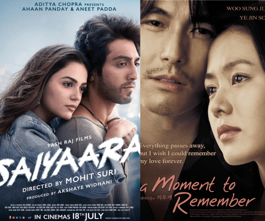 Internet users have been pointing out similarities between both films. Saiyaara-Korean film