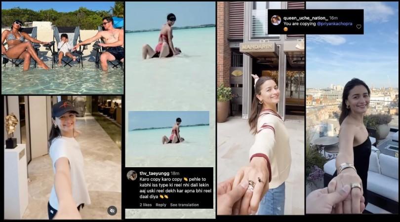 Ranbir Kapoor holds Alia Bhatt's hand as she twirls in Romantic reel; netizens compare 'RaAlia' to Priyanka-Nick's PDA moments Ranbir Kapoor holds Alia Bhatt's hand as she twirls in Romantic reel; netizens compare 'RaAlia' to Priyanka-Nick's PDA moments