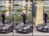 Aura Farming Dance trend: Mumbai Woman's dances on Moving car as boyfriend drives without licence for reel; case filed