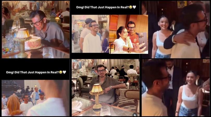 RJ Mahvash hugs, kisses, plans flashmob on the streets of London to impress BF Yuzvendra Chahal on birthday; netizens say, 'They act like nibba-nibbi' RJ Mahvash hugs, kisses, plans flashmob on the streets of London to impress BF Yuzvendra Chahal on birthday; netizens say, 'They act like nibba-nibbi'