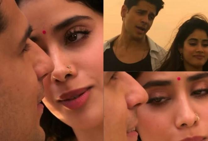 Janhvi Kapoor and Sidharth Malhotra in Pardesiya song from Param Sundari Janhvi Kapoor and Sidharth Malhotra in Pardesiya song from Param Sundari