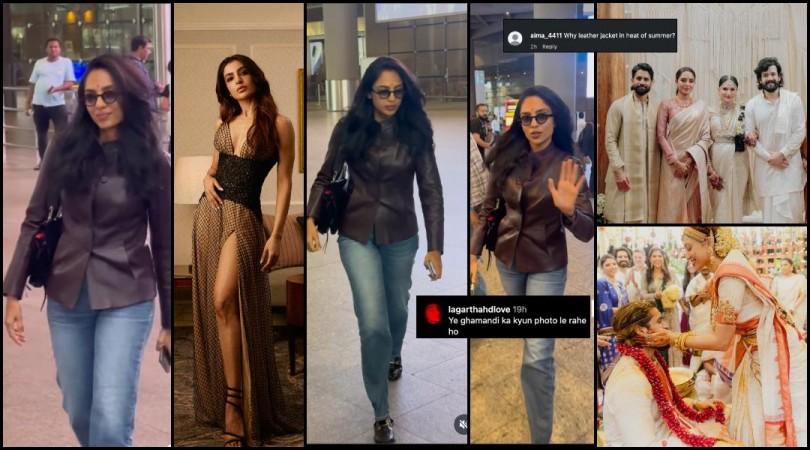 'No Photos': Angry Sobhita Dhulipala snaps at paps at Mumbai Airport; Netizens call her arrogant 'No Photos': Angry Sobhita Dhulipala snaps at paps at Mumbai Airport; Netizens call her arrogant