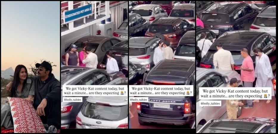Katrina Kaif's oversized shirt sparks pregnancy rumours again during Alibaug outing with Vicky Kaushal; Fans say, 'Stop, they'll announce when ready' Katrina Kaif's oversized shirt sparks pregnancy rumours again during Alibaug outing with Vicky Kaushal; Fans say, 'Stop, they'll announce when ready'