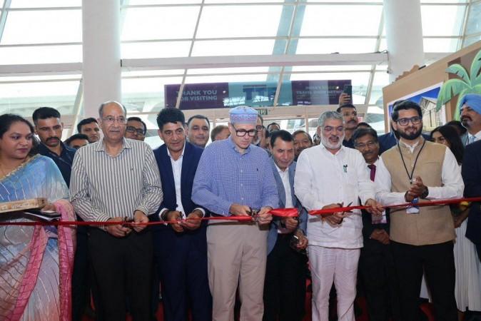J&K Chief Minister Omar Abdullah inaugurating travel and tourism fair in Ahmedabad Gujarat Omar Abdullah