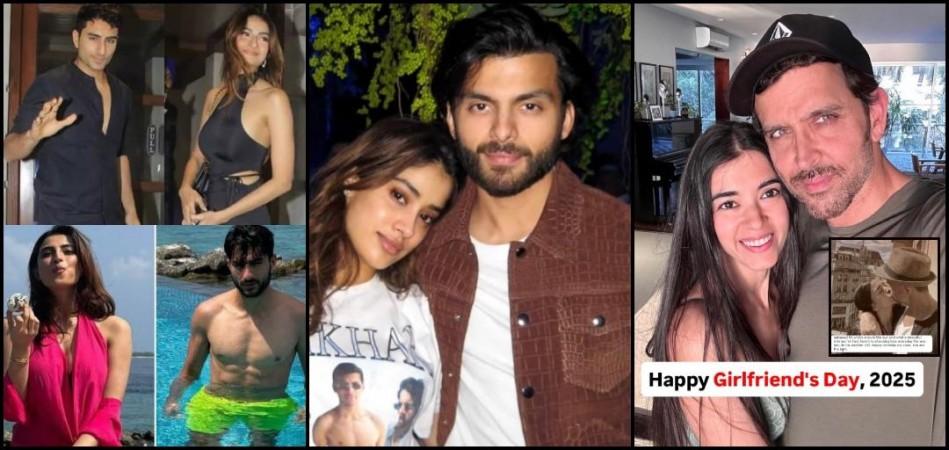 Happy Girlfriend's Day 2025: Hrithik Roshan- Saba; Janhvi Kapoor -Shikar, Ibrahim-Palak: Look at cute, cosy and romantic photos of B-town couple Happy Girlfriend's Day 2025: Hrithik Roshan- Saba; Janhvi Kapoor -Shikar, Ibrahim-Palak: Look at cute, cosy and romantic photos of B-town couple