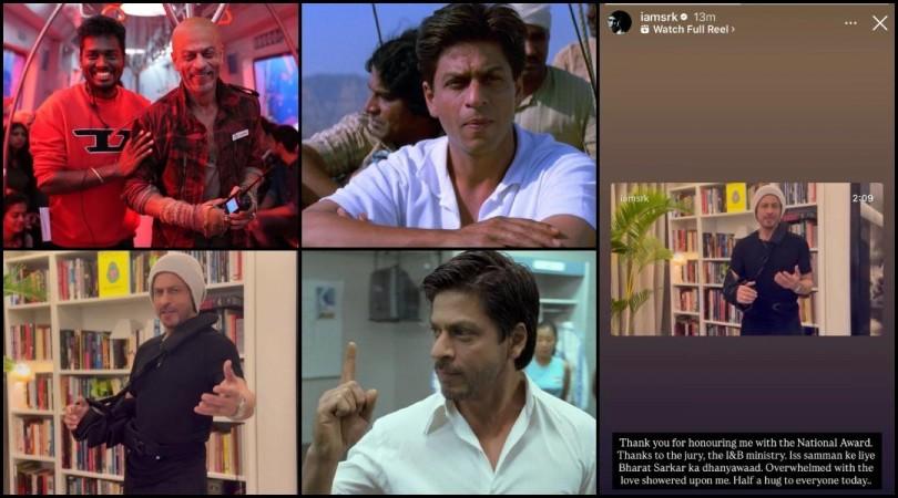 Injured Shah Rukh Khan brims with tears of joy and gratitude after winning National Award for Jawan, netizens call his win undeserving Injured Shah Rukh Khan brims with tears of joy and gratitude after winning National Award for Jawan, netizens call his win undeserving