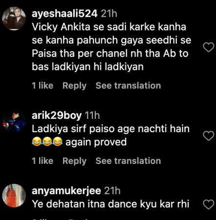 Vicky Jain pops up champagne with Ankita, Manisha Rani's sultry dance; Nia Sharma slays in beach wear; netizens say 'all are drunk dancing' Vicky Jain pops up champagne with Ankita, Manisha Rani's sultry dance; Nia Sharma slays in beach wear; netizens say 'all are drunk dancing'