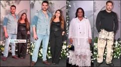 Pregnant Sshura Khan flaunts baby bump in body-hugging outfit; Arbaaz, Salman, Sohail attend Arpita Khan's birthday bash