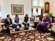 Flipkart Group CEO Kalyan Krishnamurthy, and Rajneesh Kumar, Chief Corporate Affairs Officer, meet Finance Minister of India Nirmala Sitharaman in New Delhi on Monday, August 4, 2025.