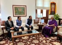 Flipkart Group CEO Kalyan Krishnamurthy, and Rajneesh Kumar, Chief Corporate Affairs Officer, meet Finance Minister of India Nirmala Sitharaman in New Delhi on Monday, August 4, 2025.