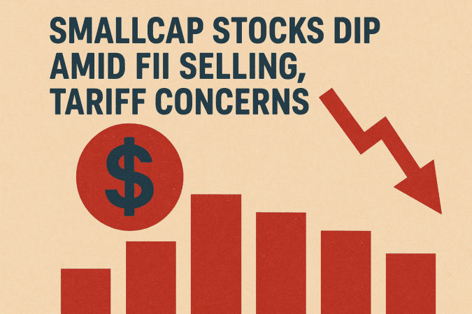 Smallcap stocks dip amid FII selling, tariff concerns Smallcap stocks dip amid FII selling, tariff concerns